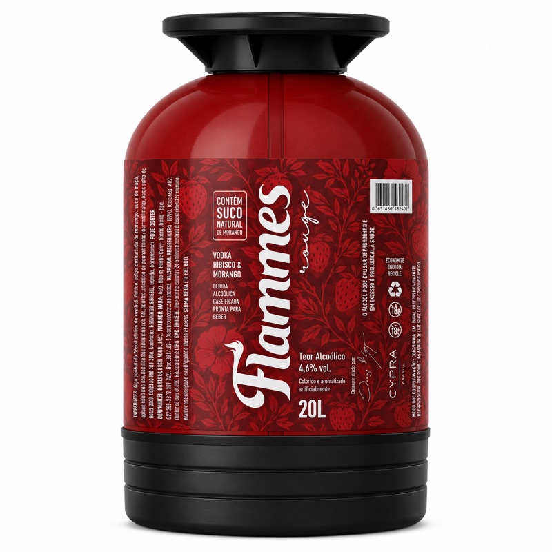 Barril pet 20L de Flammes Rouge